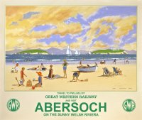 Railway Poster Abersoch Thumbnail